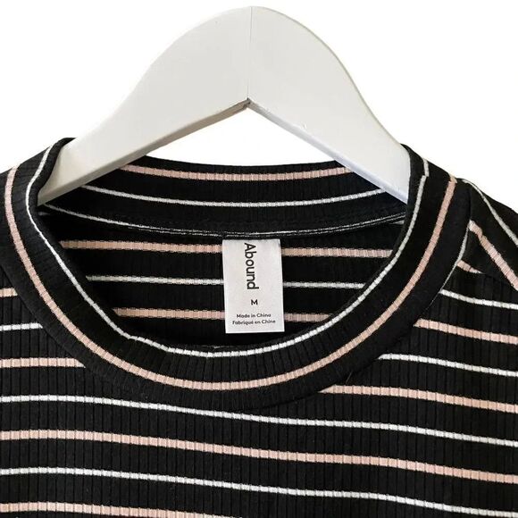 Nordstrom ABOUND Raincheck Ruched Side Dress Bodycon Mini Dress Black M - Picture 2 of 14